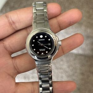 MOVADO DIAMOND LADIE’S WATCH SERIES 800 BLACK DIAL limited edition Watch